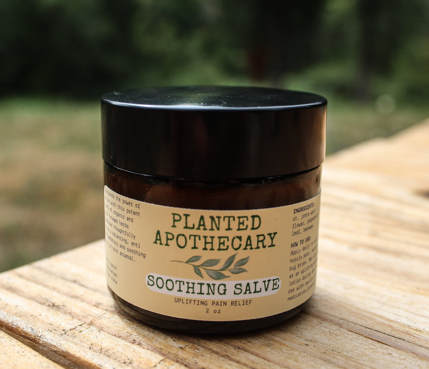 Peppermint St. Johns Wort Herbal Soothing Salve