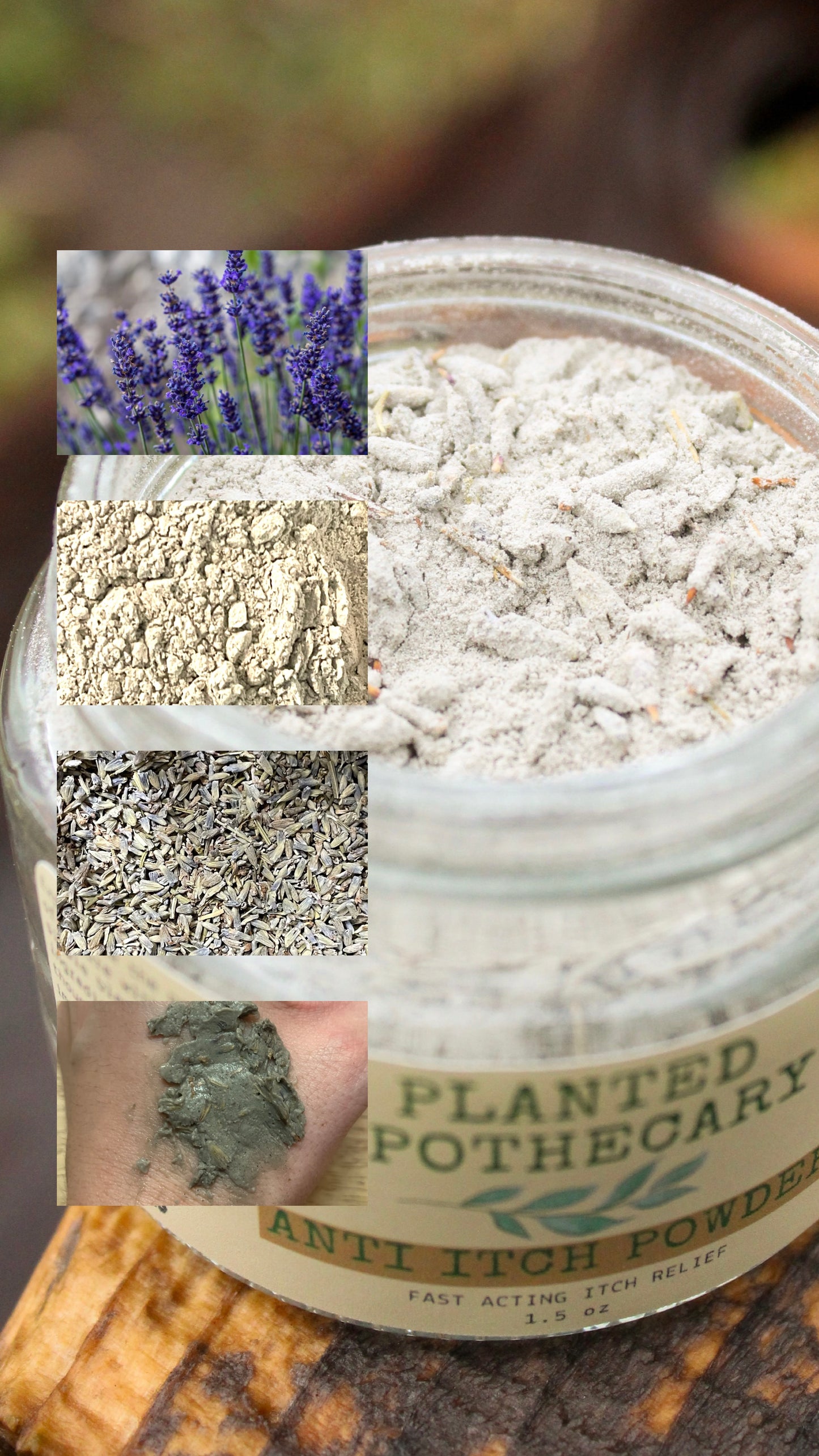 Anti-Itch Lavender Bentonite Clay Powder