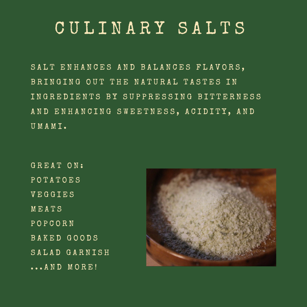 Herbal Infused Organic Culinary Salt
