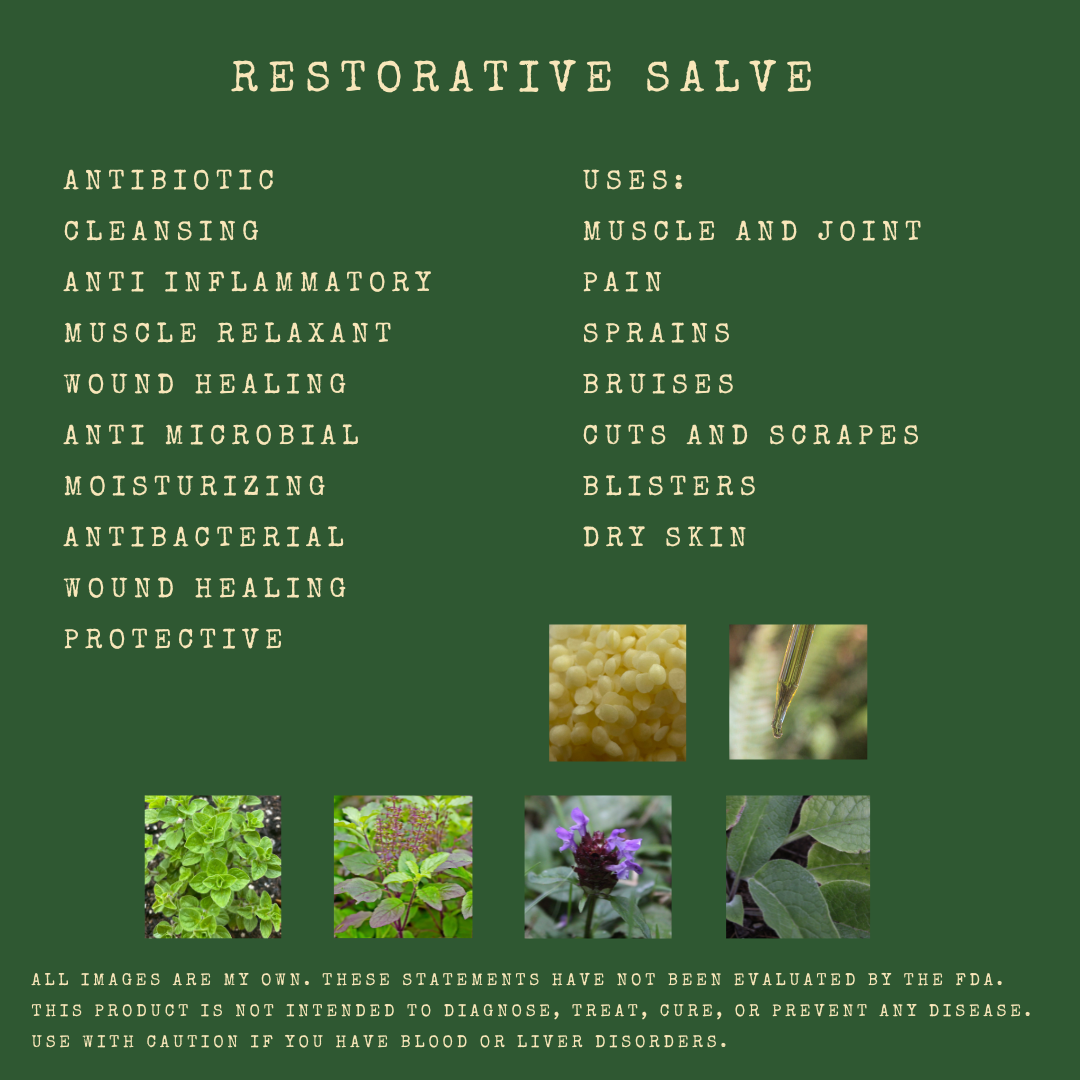 Comfrey Herbal Restorative (formerly Cleansing) Salve
