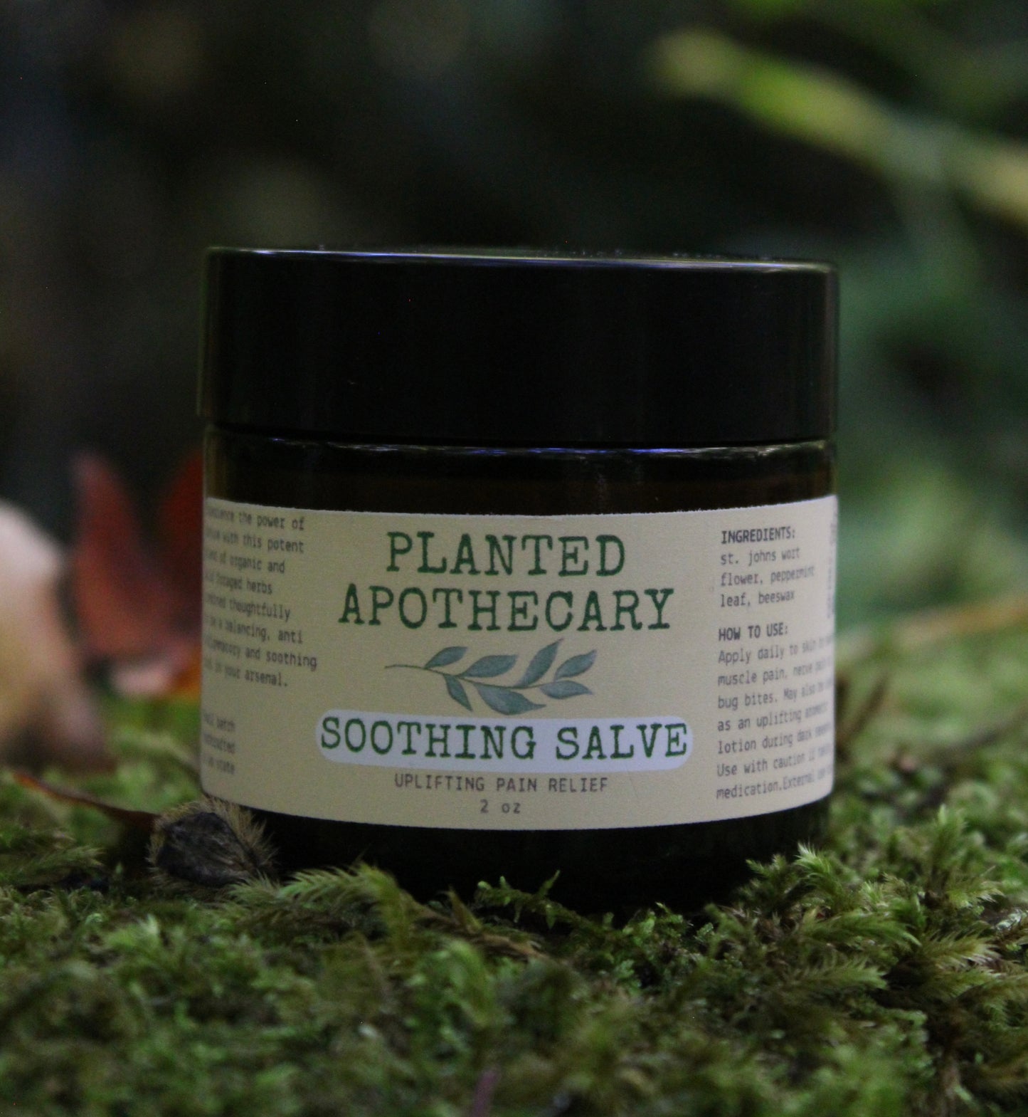 Peppermint St. Johns Wort Herbal Soothing Salve