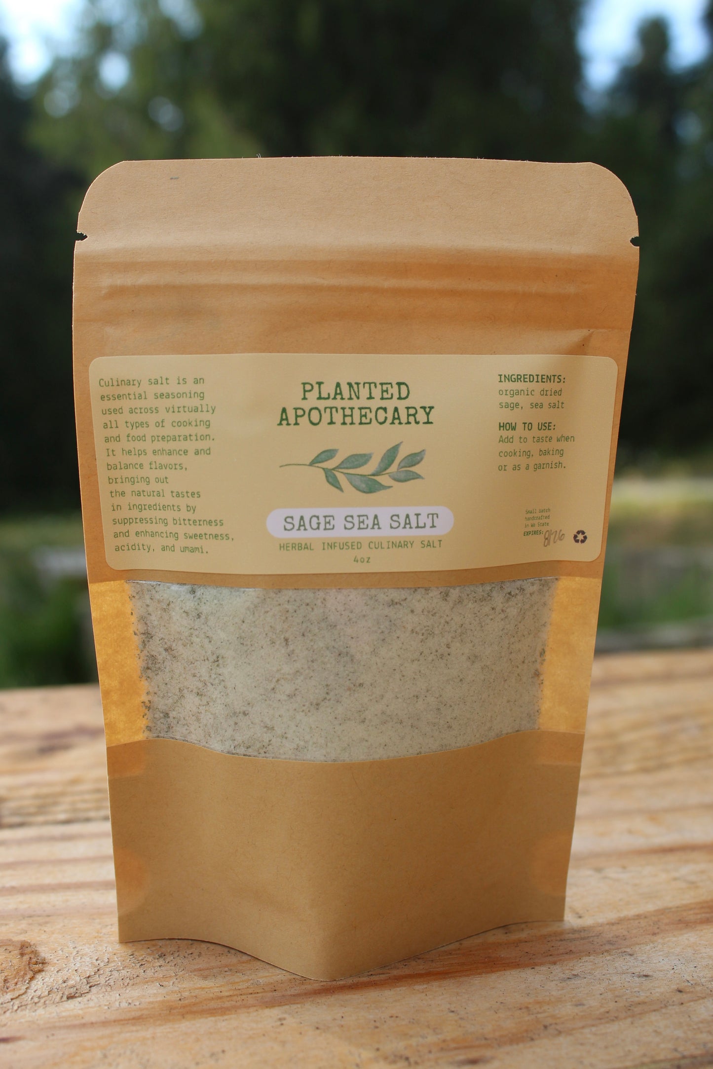 Herbal Infused Organic Culinary Salt