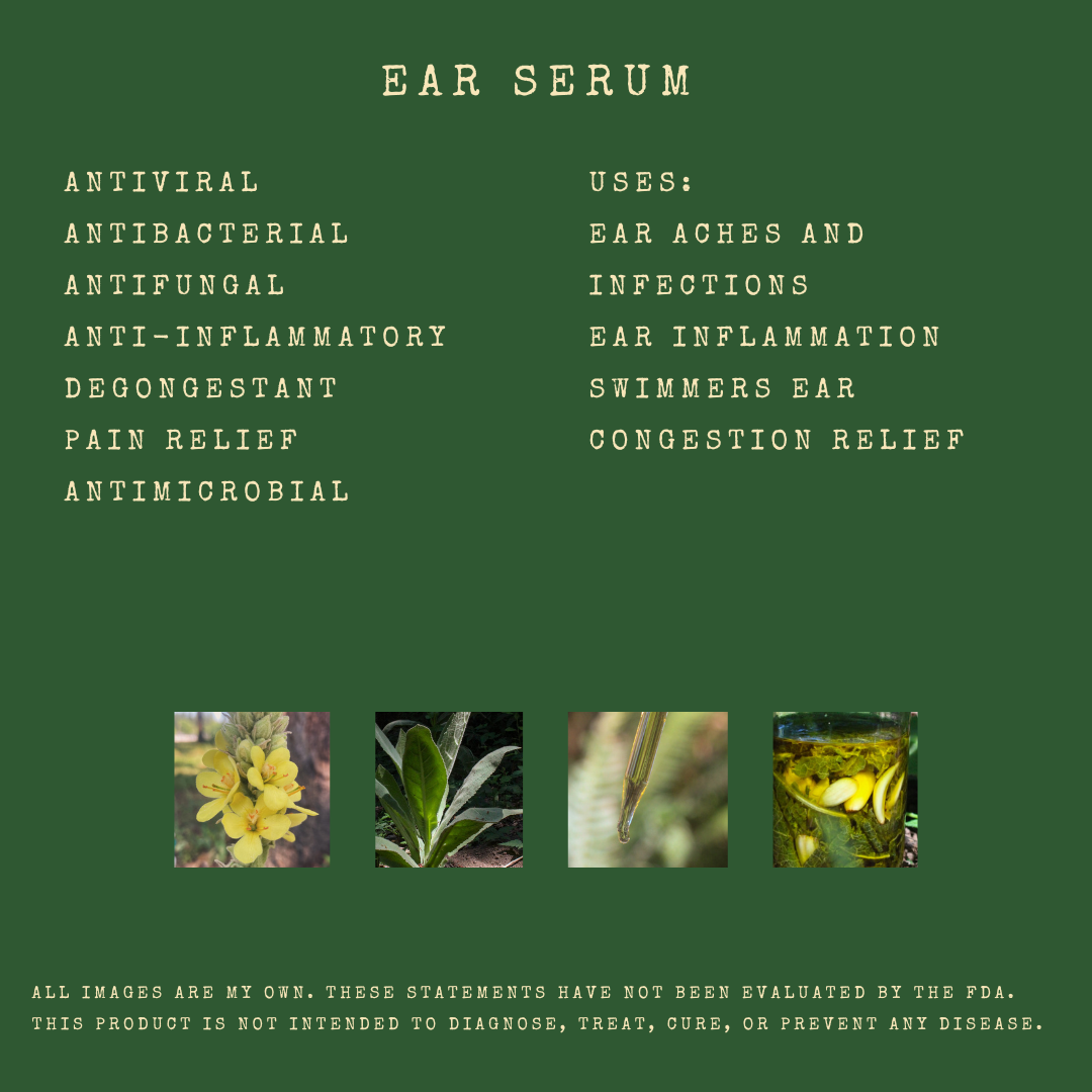 Mullein Garlic Herbal Ear Serum